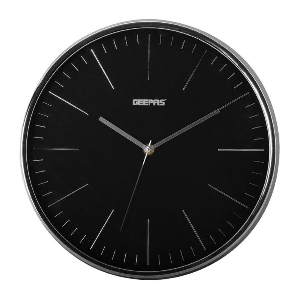 GEEPAS WALL CLOCK SILVER