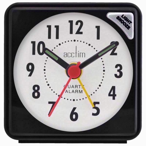 ACCTIM INGOT QUARTZ ALARM BLACK