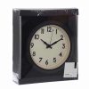 PREMIER WALL CLOCK BLACK METAL