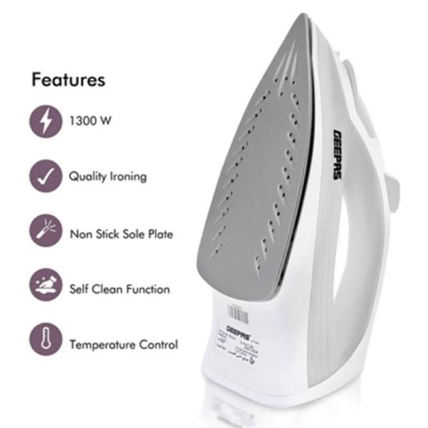 GEEPAS STEAM IRON 1600W GSI7808