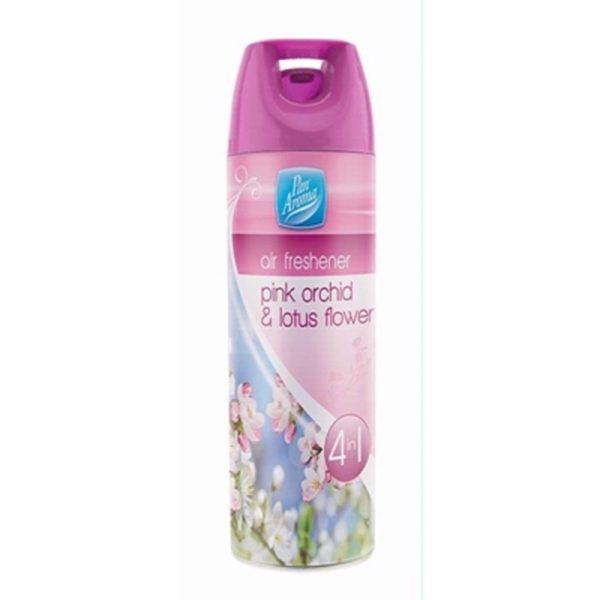 PAN AROMA AIR FRESHENER PINK ORCH 400ML PACK OF 12