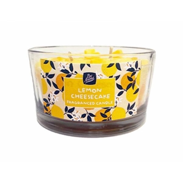 PAN AROMA CHUNKY CANDLE 140G LEMON CHEESECAKE