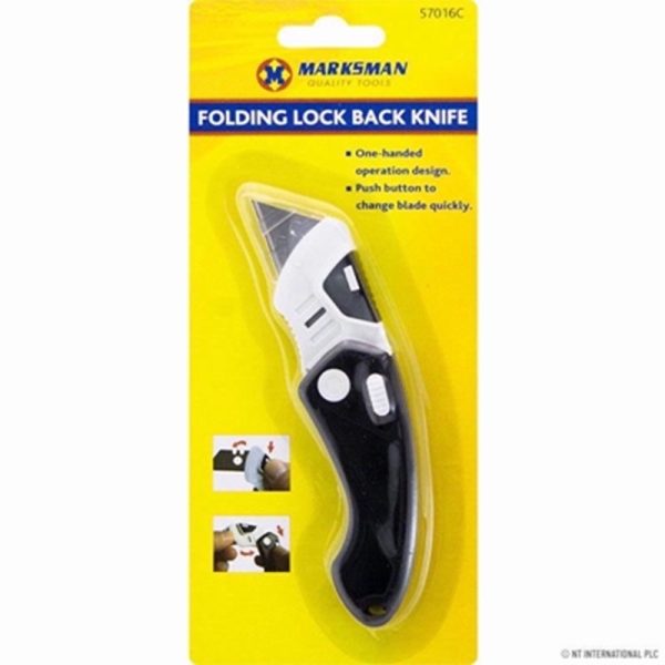 MARKSMAN KNIFE FOLDING LOCK BACK