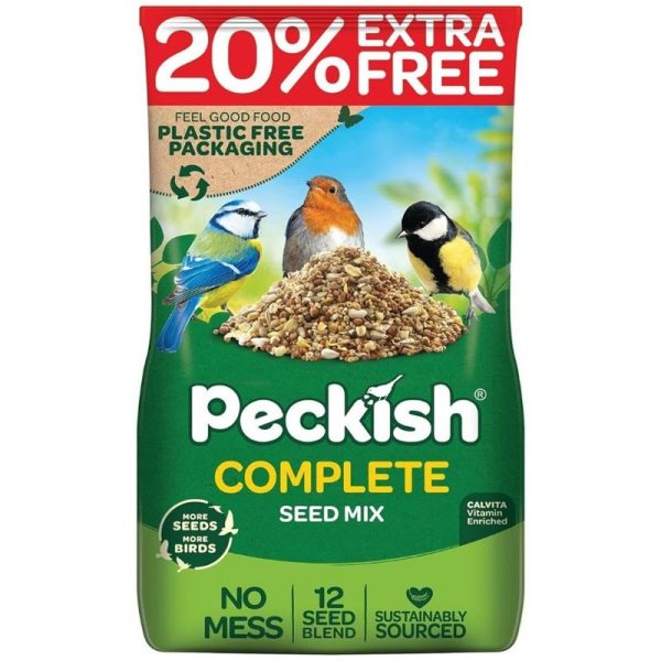 PECKISH COMPLETE SEED MIX 1.7KG + 20% EXTRA FREE