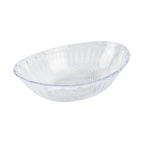 CLEAR ROUND FRUIT BOWL