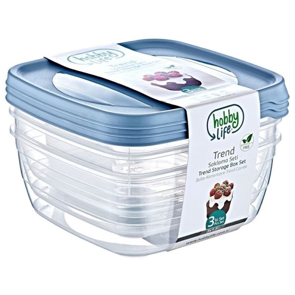 HOBBY TREND TALL 3 SQUARE FOOD SAVER 1.5LTR