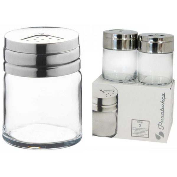 PASABACHE 2 PC BASIC SALT & PEPPER SHAKERS 115 ML