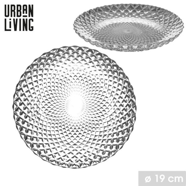 URBAN LIVING RAPHAELGLASS DESSERT PLATE 19CM