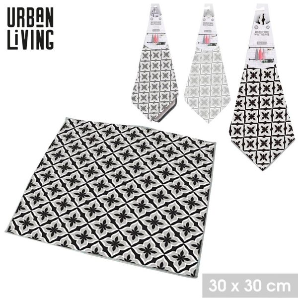 URBAN LIVING TEA TOWEL 30X30CM 3PCE