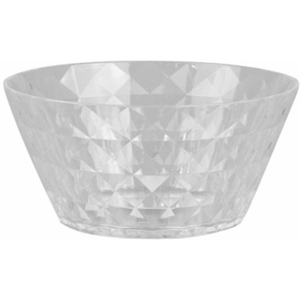 DIAMOND PLASTIC BOWL 15 CM