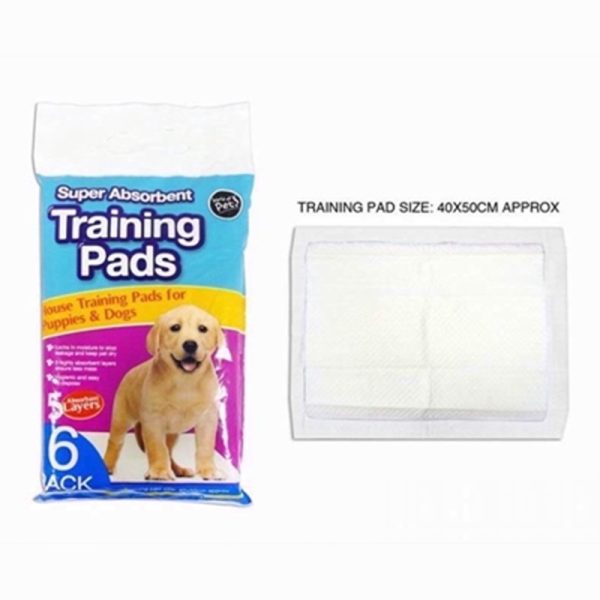 WORLD OF PETS PUPPY TRAINING PADS PACK OF 6