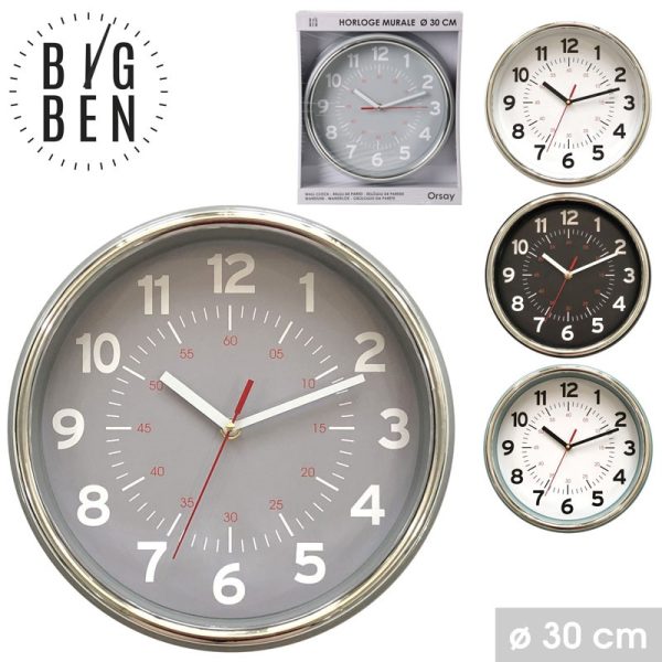 BIG BEN WALL CLOCK ASSORTED 30CM