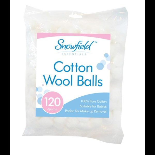 SNOWFIELD COTTON WOOL 120 BALLS