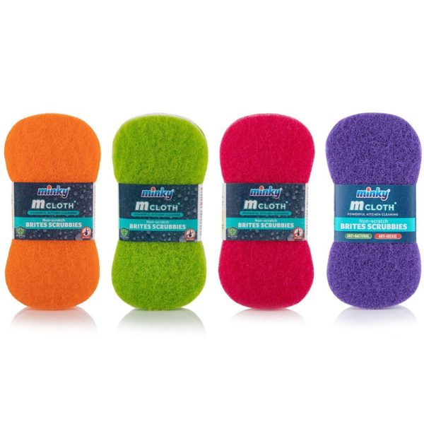 MINKY BRITES SCRUBBIES 2PC