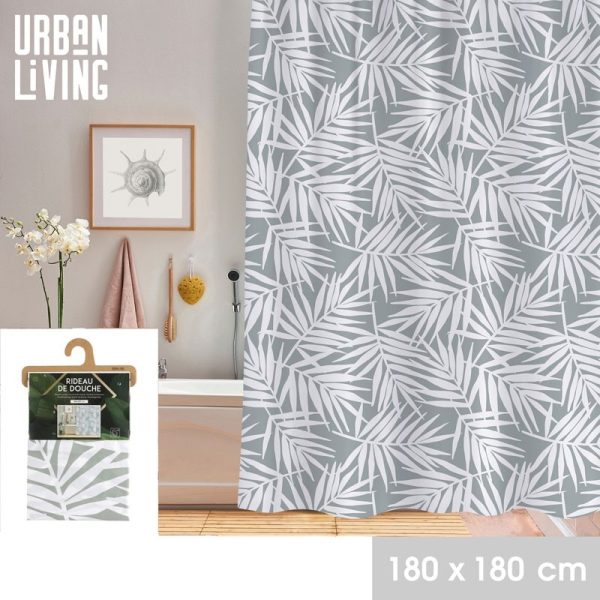 URBAN LIVING SHOWER CURTAIN JUNGLE 180X180CM