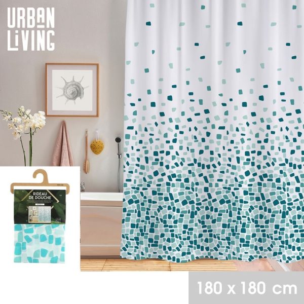 URBAN LIVING SHOWER CURTAIN MOZAIK 180X180CM