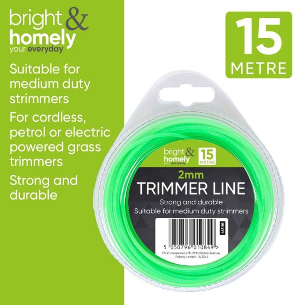 BRIGHT & HOMELY TRIMMER LINE 2MMX15M