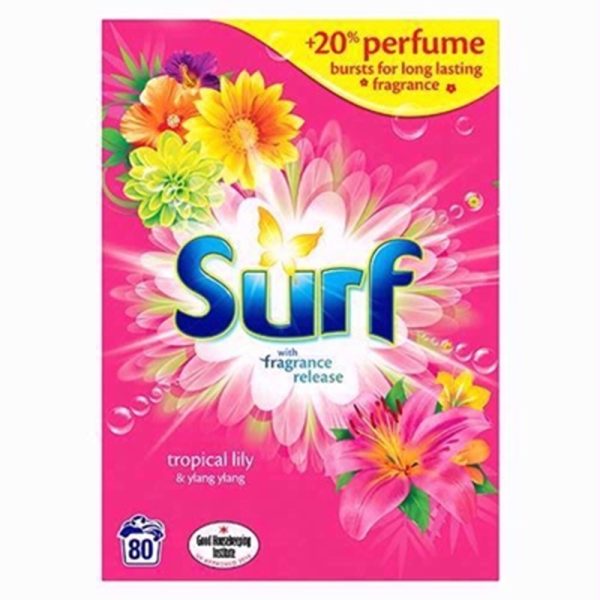 SURF POWDER TROPICAL & YLANG 80 WASH EACH