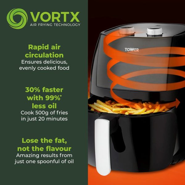 TOWER VORTEX VIZION 7 LITRE AIR FRYER