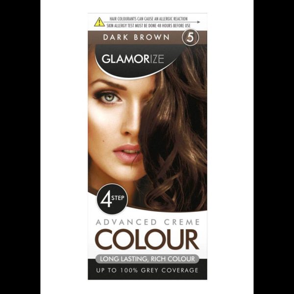 GLAMORIZE HAIR DYE DARK BROWN