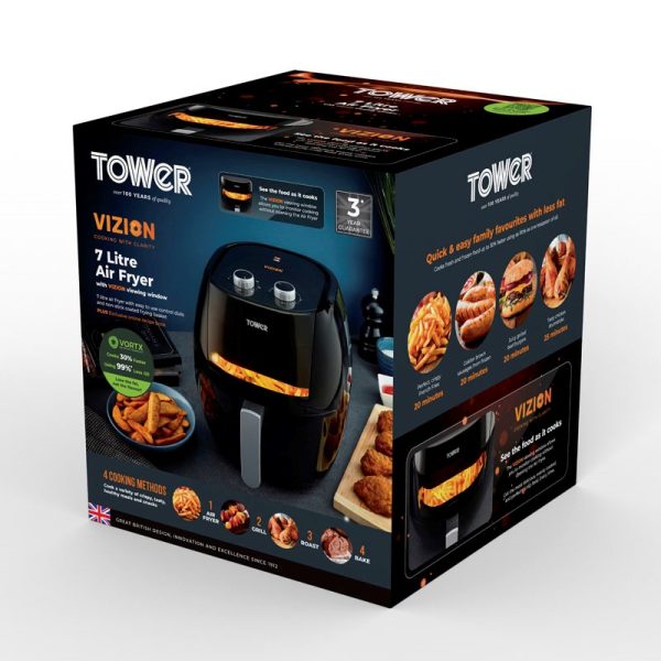 TOWER VORTEX VIZION 7 LITRE AIR FRYER