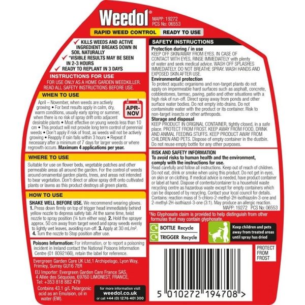 WEEDOL RAPID RTU 1LTR