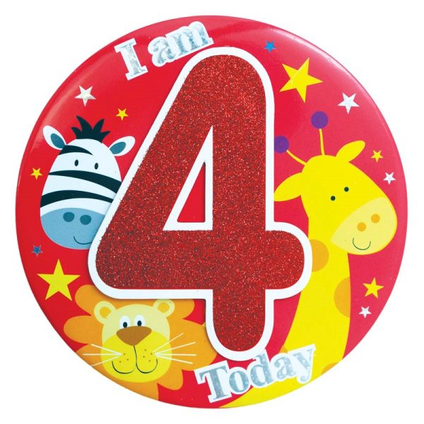 EUROWRAP GIANT BIRTHDAY BADGE 4