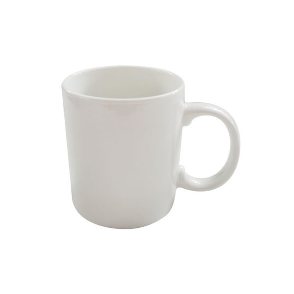 PORCELAIN WHITE MUG 9.5CM