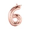 ROSE GOLD NUMBER 6 BALLOON