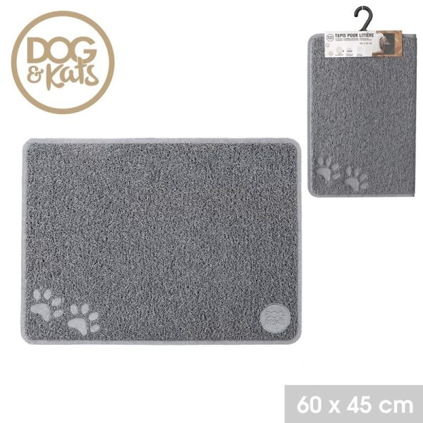 DOG & KATS PET CARPET SQUARE LIGHT GREY