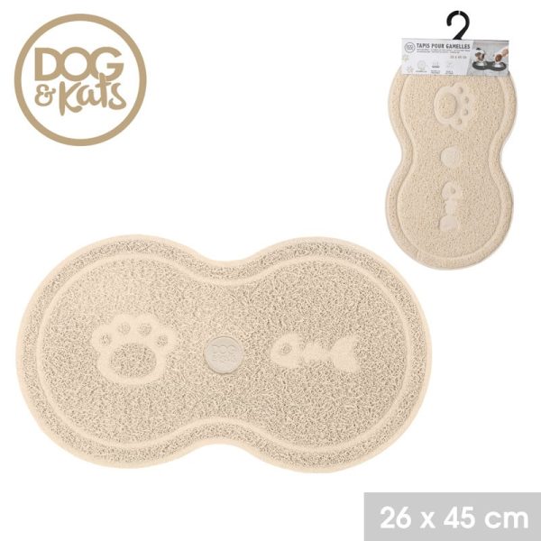 DOG & KATS PET CARPET CIRCULAR BEIGE