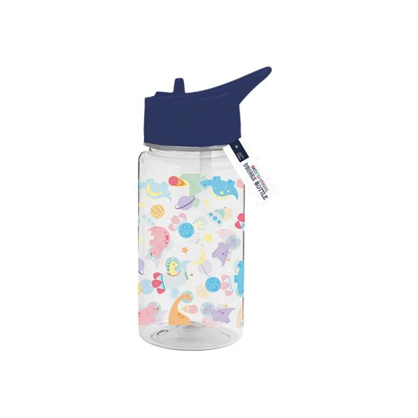 BOYS PRINTED BOTTLE WITH STRAW 400ML