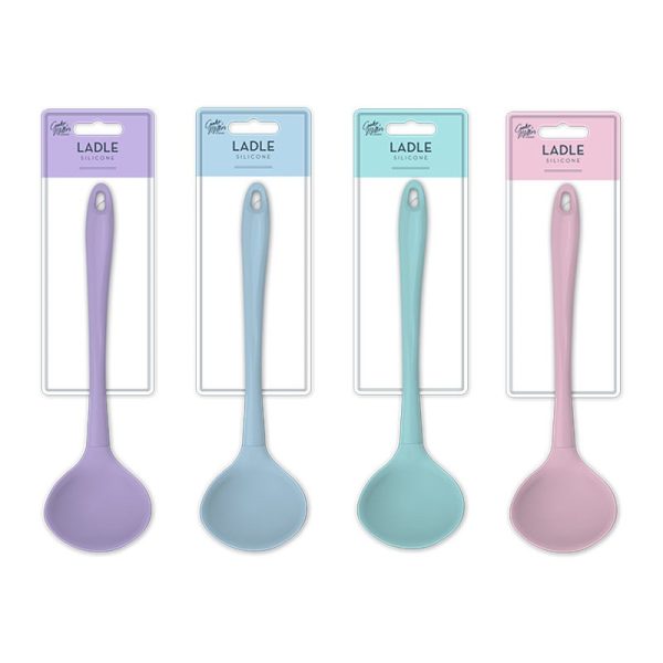 COOKE & MILLER PASTEL SILICONE LADLE