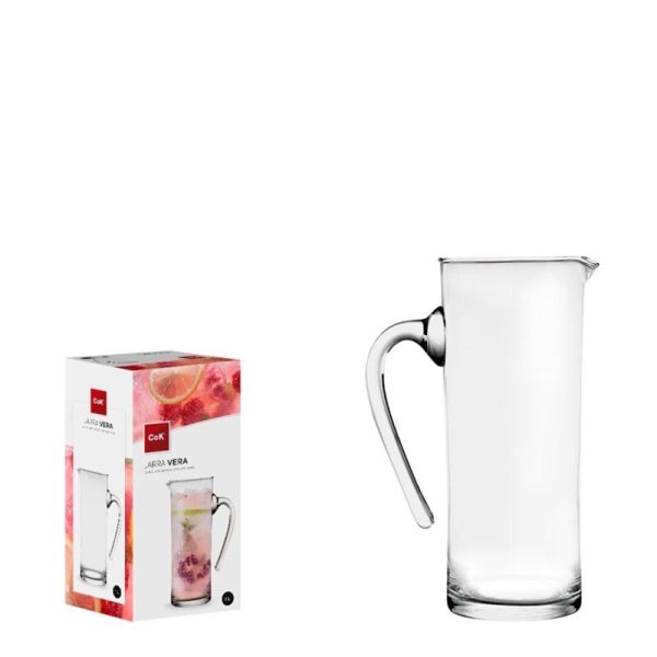 COK VERA GLASS JUG 1L GB1K6