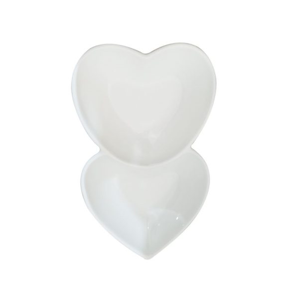 ADORN TWIN HEART BOWL 8.5CM D000