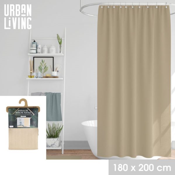 URBAN LIVING PASHA SHOWER CURTAIN DESERT 180X200