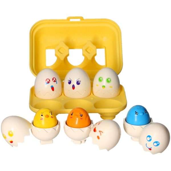 EGG ANIMAL SHAPE SORTER 6PCES