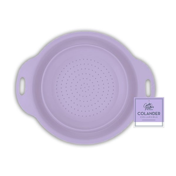 COOKE & MILLER PASTEL COLLAPSIBLE COLANDER