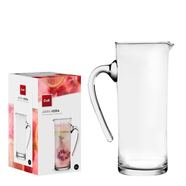 COK VERA GLASS JUG 2L GB1K6