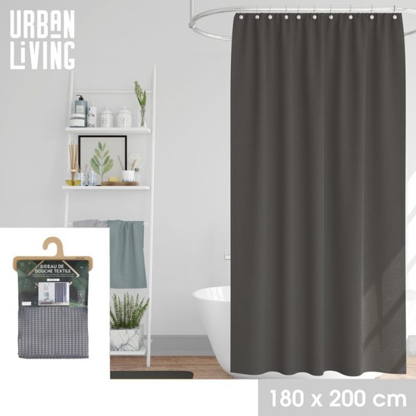 URBAN LIVING PASHA SHOWER CURTAIN MOONSTRUCK 180X200