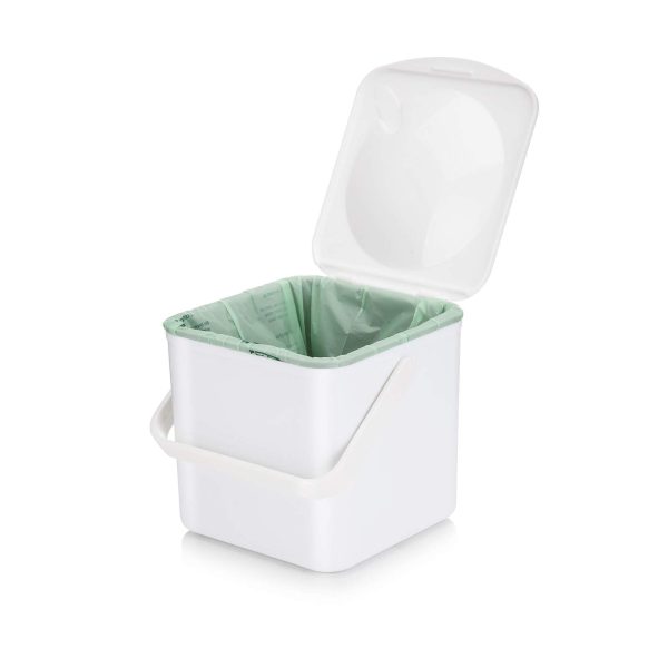 MINKY COMPOST CADDY WHITE 6L