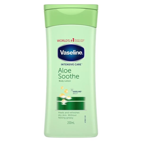 VASELINE LOTION ALOE SOOTHE 200ML PACK OF 6