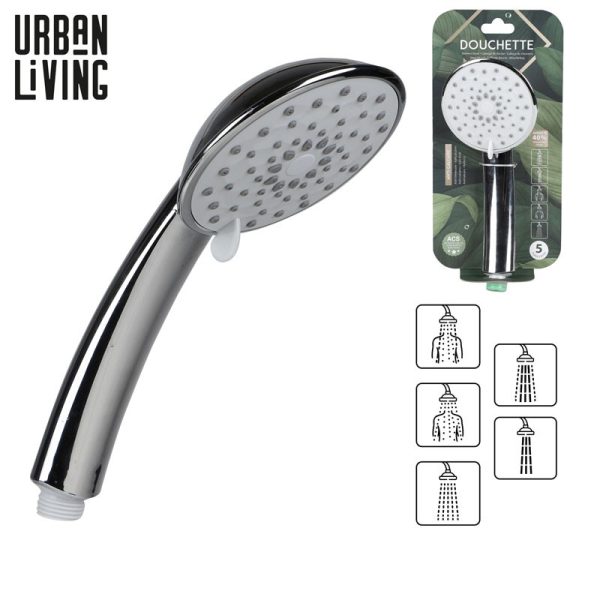 URBAN LIVING SHOWER HOSE CHROME 5 JETS