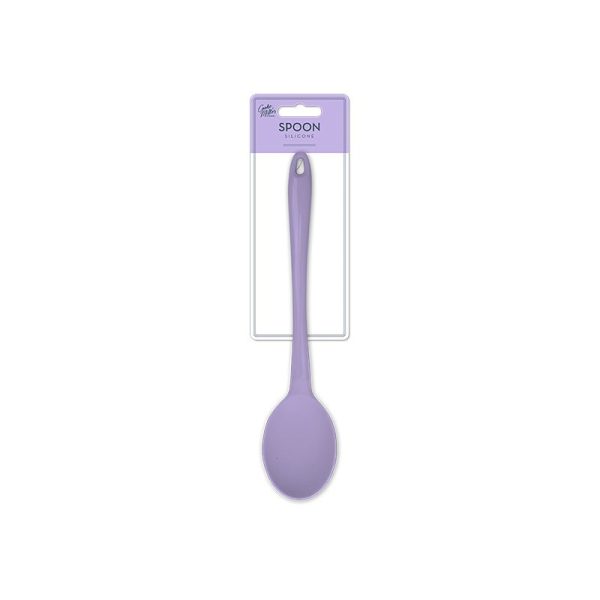 COOKE & MILLER PASTEL SILICONE SOLID SPOON