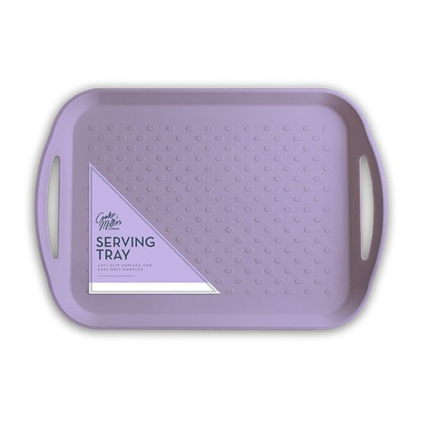 COOKE & MILLER PASTEL LARGE ANTI SLIP SERVING TRAY