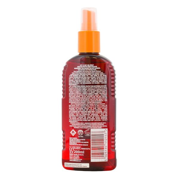 MALIBU DRY OIL SPRAY 15 SPF 200ML