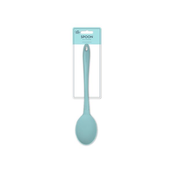 COOKE & MILLER PASTEL SILICONE SOLID SPOON