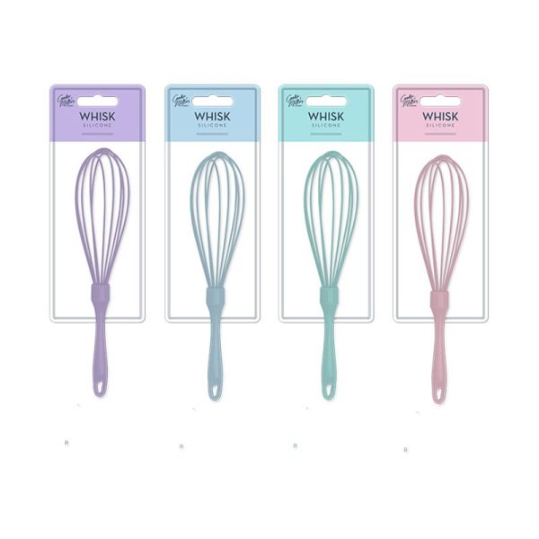 COOKE & MILLER PASTEL SILICONE WHISK