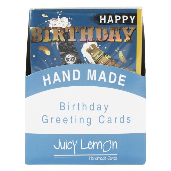 HANDMADE BIRTHDAY GREETING CARDS PACK OF 6