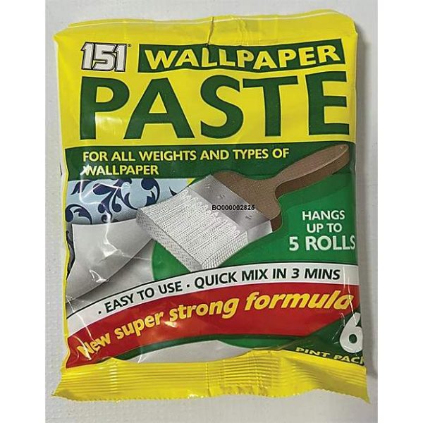 Premium 151 wallpaper paste 6 pint pack